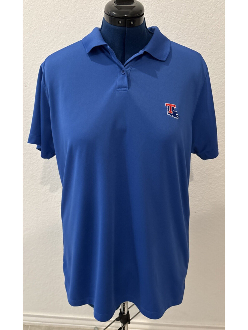 Vansport Louisiana Tech Bulldogs Polo Women’s 1XP Blue Golf Shirt